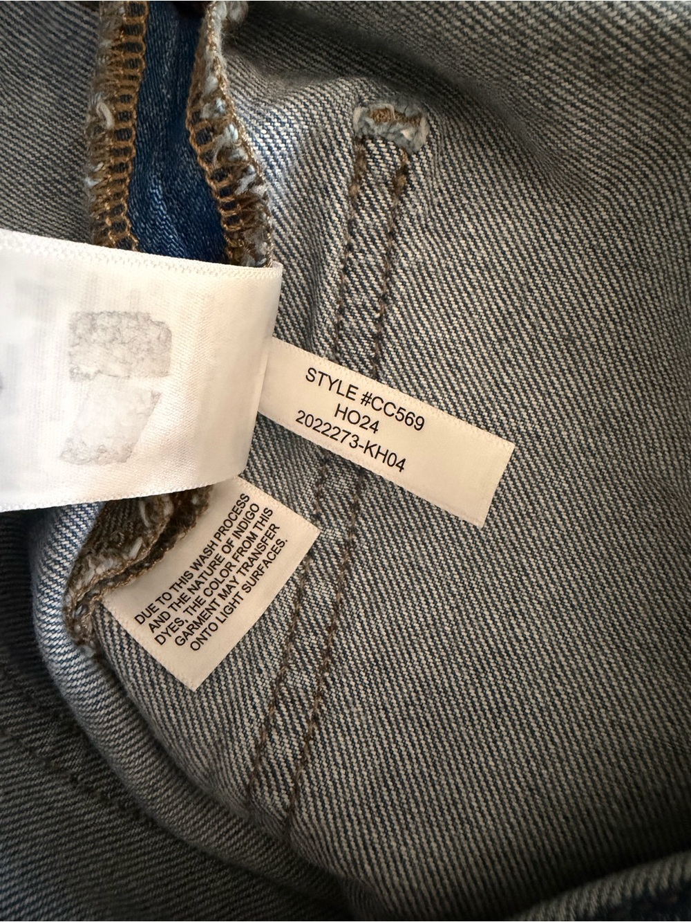 J. Crew High rise Sailor Denim Trouser in 1996 semi-stretch Size 29 Style CC569 - Picture 6 of 10
